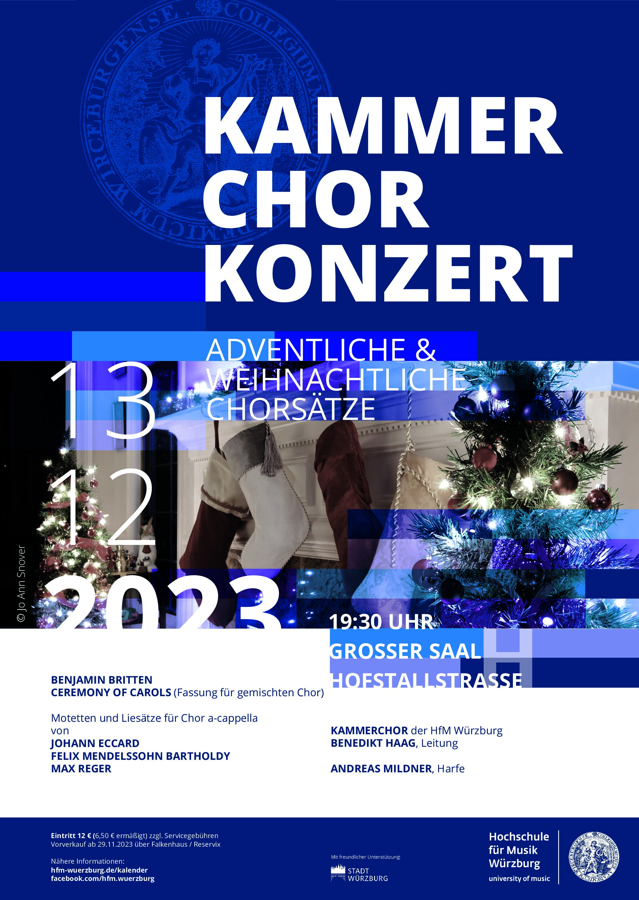 Britten: Ceremony of Carols und weihnachtliche Chorsätze